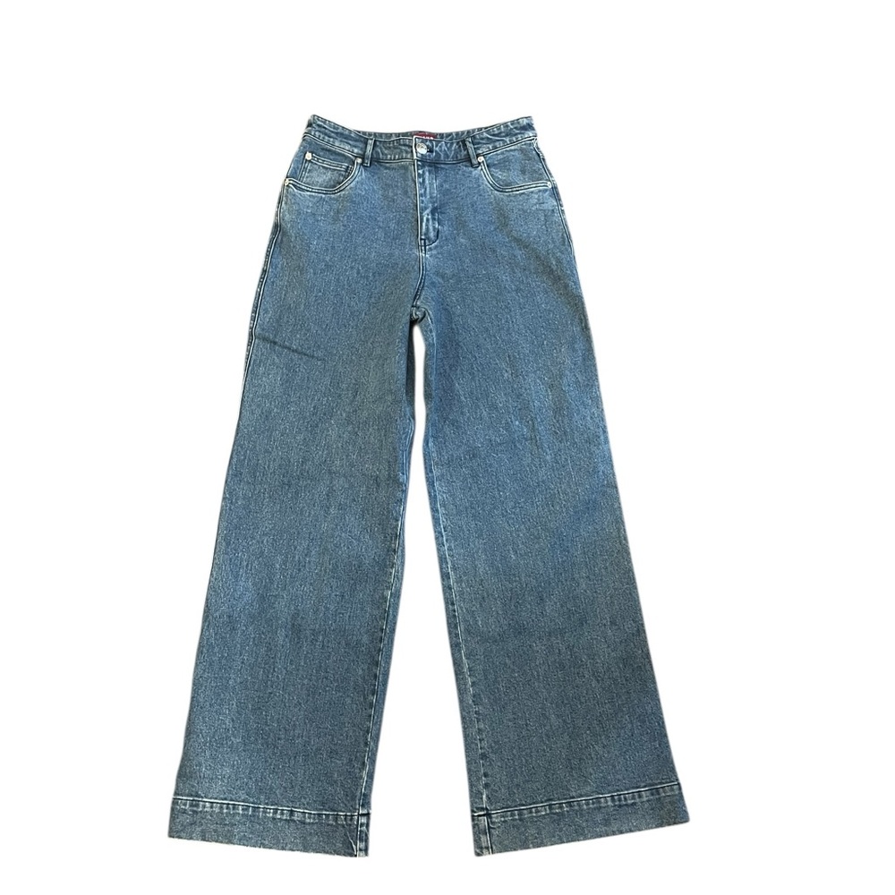 STAUD Grayson Wide Leg Jeans New Without Tags - Picture 2 of 13